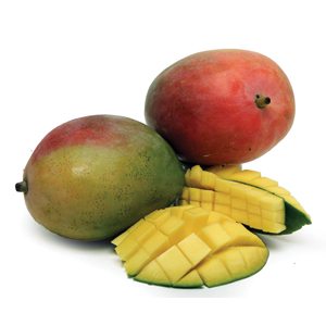 Popular tropical fruit like Mangos