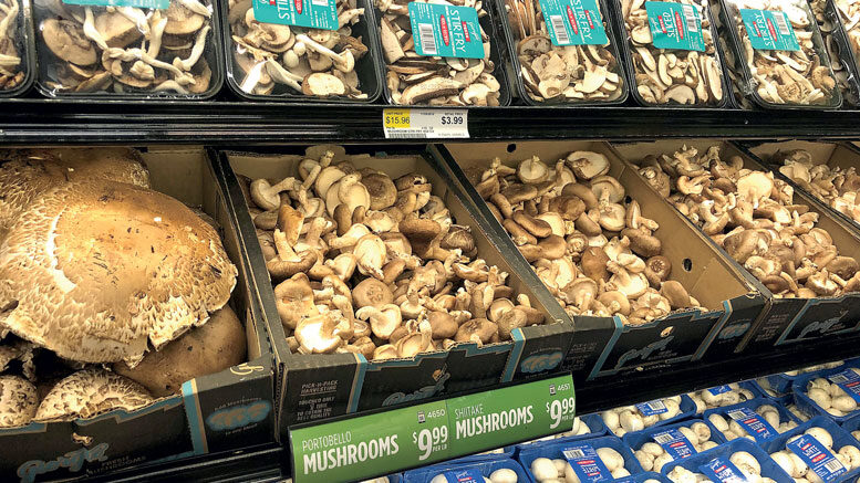 Fresh Straw Mushrooms, At the Graham Street Market in Hong …